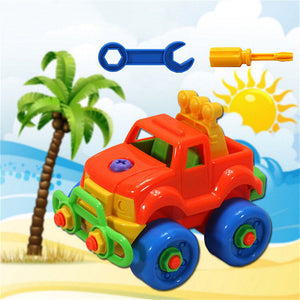 Baby Boy Disassembly Assembly Classic Car Toy DIY New Christmas Gift Kids Child