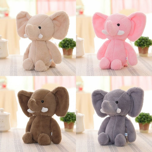 Mini Cute Elephant Plush Toy Baby Girls Boys Stuffed Animals Elephant Christmas Gift Toys 1pcs