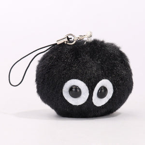 2in Doll My Neighbor Totoro Ghibli Soot Sprite Black Dust Mini Plush Charms Puppets Toy Girl Boy Baby